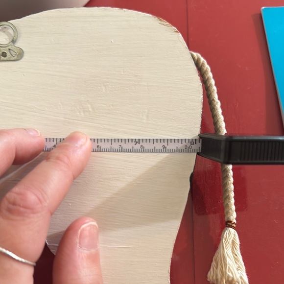 Handcrafted Wooden Cow Key Holder - Picture 4 of 6